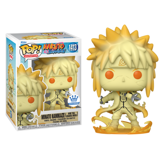 Funko Pop! Vinyl: Naruto Shippuden - Minato Namikaze (Nine Tail Chakra Mode) - Funko Web (FW) (Exclusive) #1413