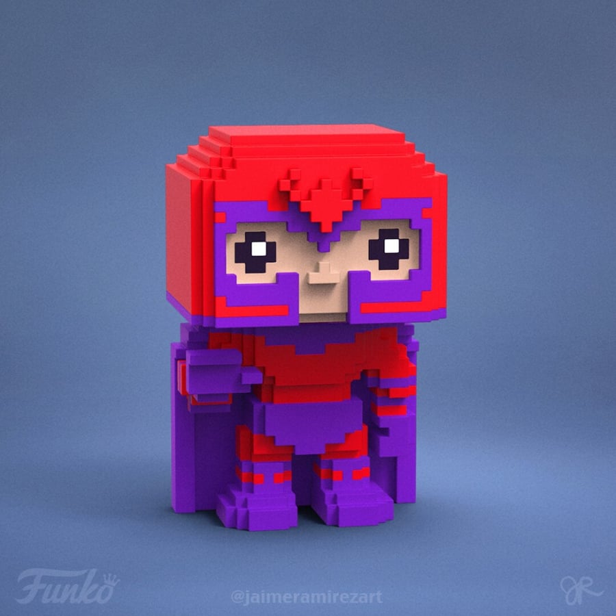 Funko Pop! 8 Bit: MAGNETO #1307 X-Men '97 Target Exclusive