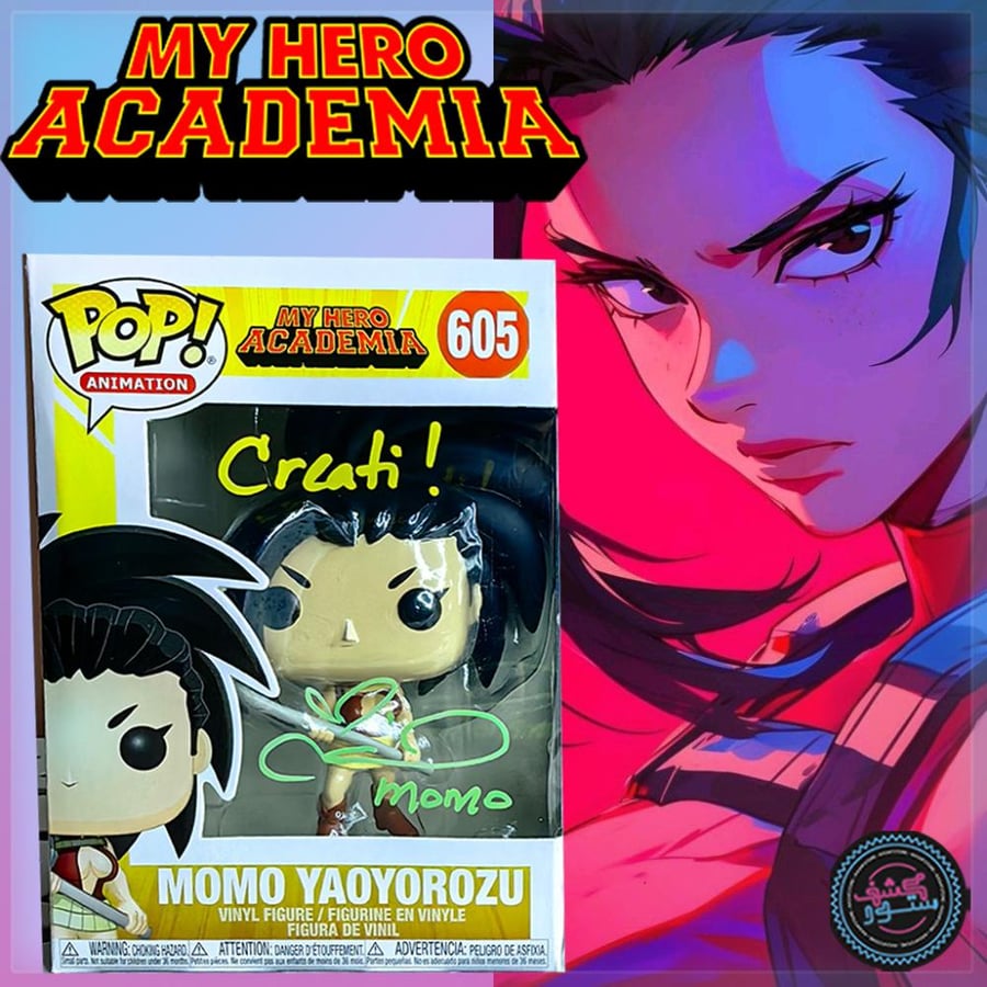 Funko POP! Animation: My Hero Academia - Momo Yaoyorozu (Signed/Colleen Clinkenb