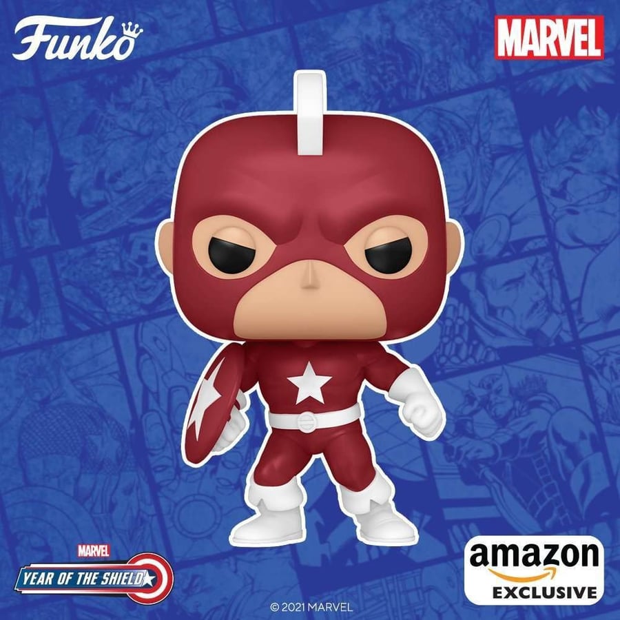 Funko Pop! Marvel: Year of The Shield - Red Guardian Amazon Exclusive