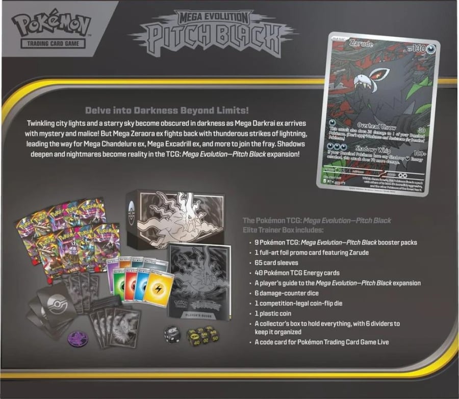 Pokemon TCG: Mega Evolution Pitch Black Elite Trainer Box