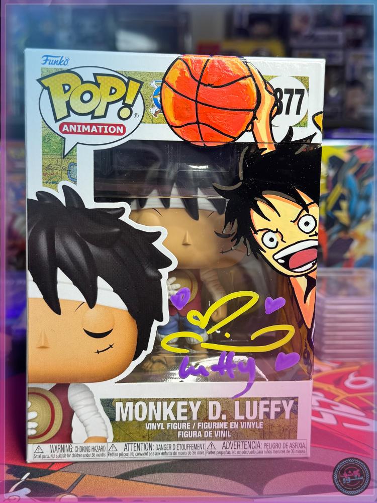 Funko Pop! One Piece Luffy Snake-Man #1266 Signed by Colleen Clinkenbeard+ ART + JSA