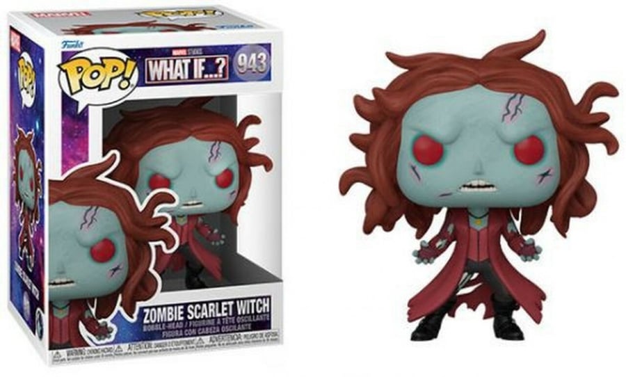 Pop! Marvel: What If S2 - Zombie Scarlet Witch Wanda Custom Glow