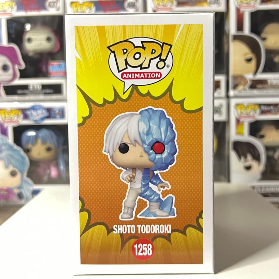 Funko POP #1258 MHA Shoto Todoroki Virgin Exc Signed By Japanese VA Yuki Kaji