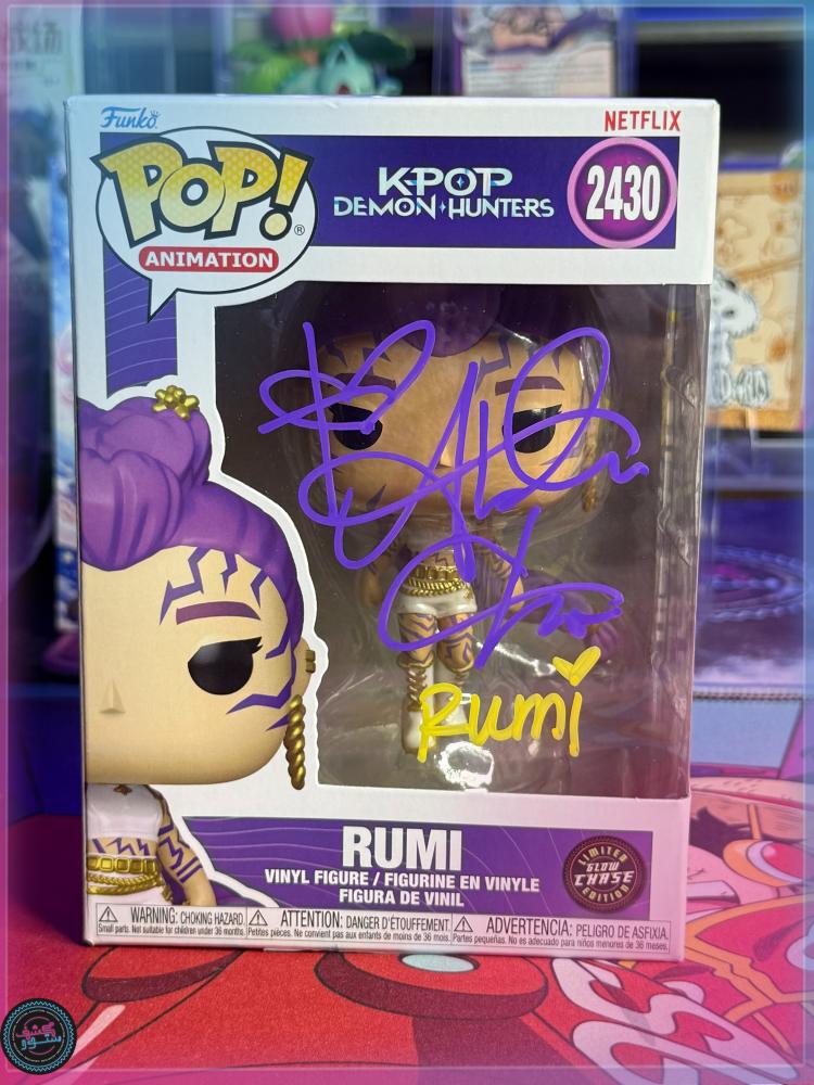 Funko Pop! KPOP Demon Hunters - Rumi #2257 Chase Signed Arden Cho w/ Quote JSA