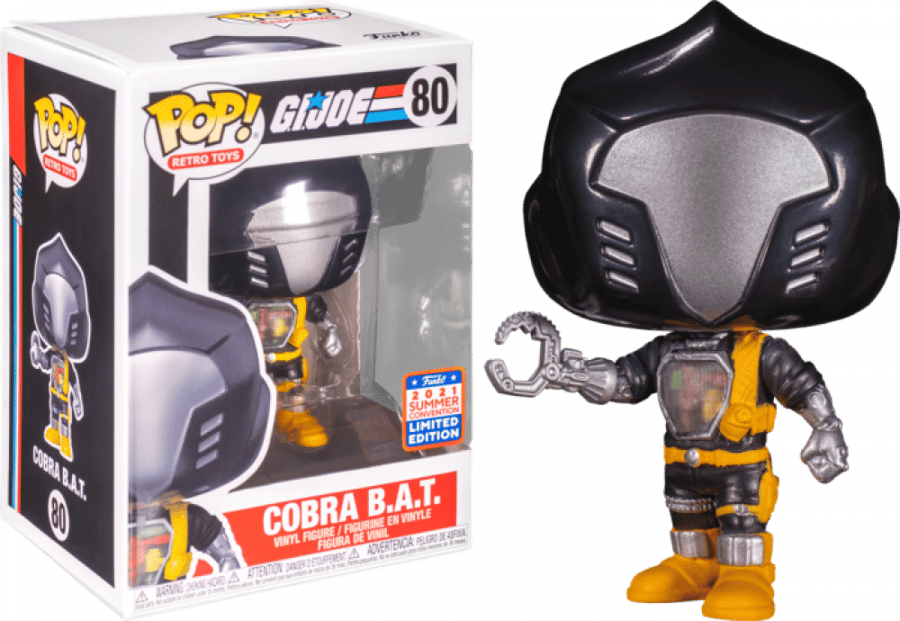  FunKon Funko POP! Retro Toys G.I. Joe: Cobra B.A.T. Exclusive