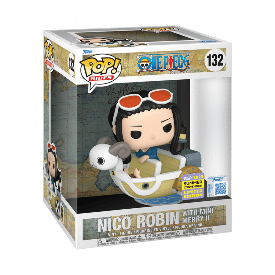 Funko One Piece Anime Pop! Rides Deluxe Nico Robin with Mini Merry II