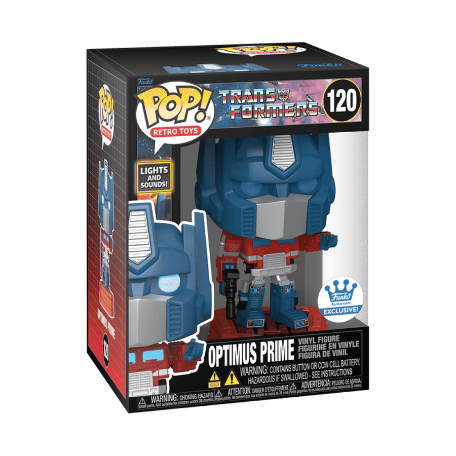 Pop! Lights and Sounds Optimus Prime