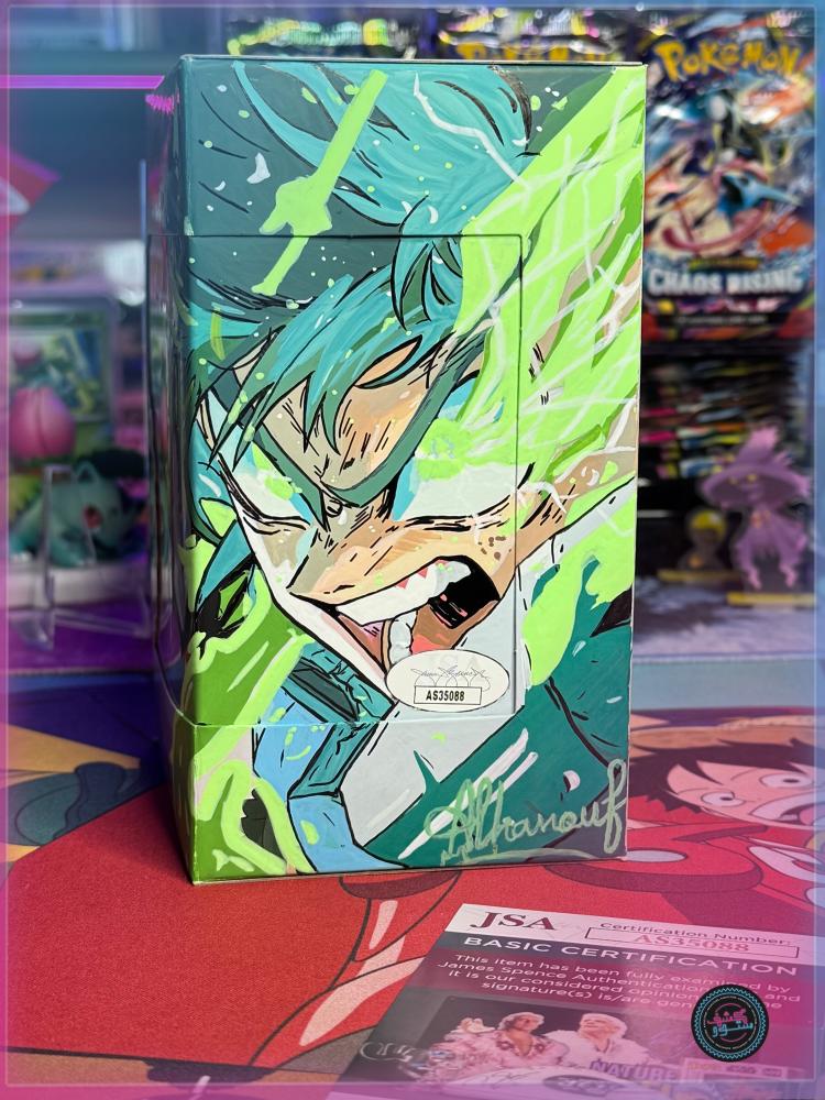 Funko Pop! Plus: My Hero Academia - Deku By Daiki Yamashita JVA + JSA COA +  Custom ART