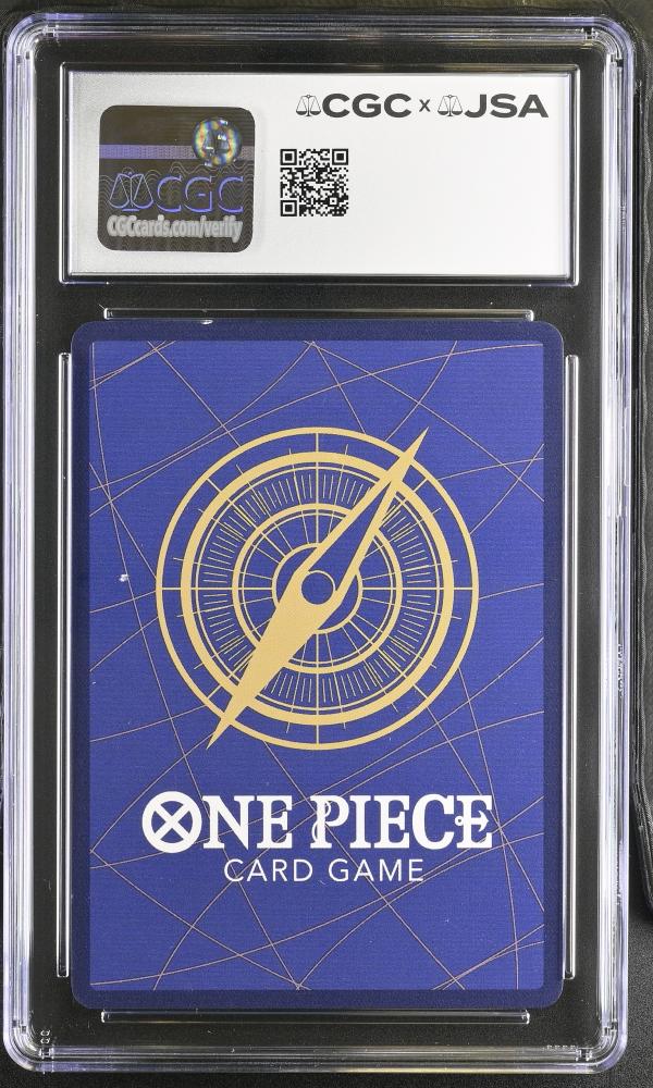 Signed CGC One Piece Jap Franky ST01-010 2022 Anniversary Manga Alt. Art Paralle - Patrick Seitz autographl