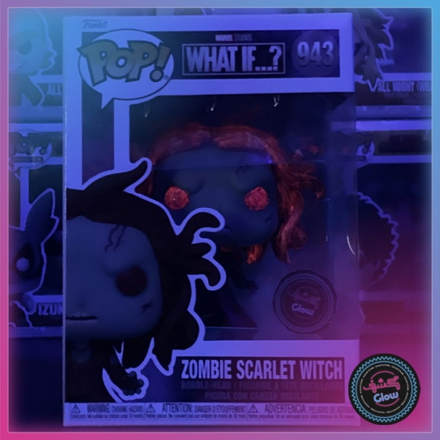 Pop! Marvel: What If S2 - Zombie Scarlet Witch Wanda Custom Glow