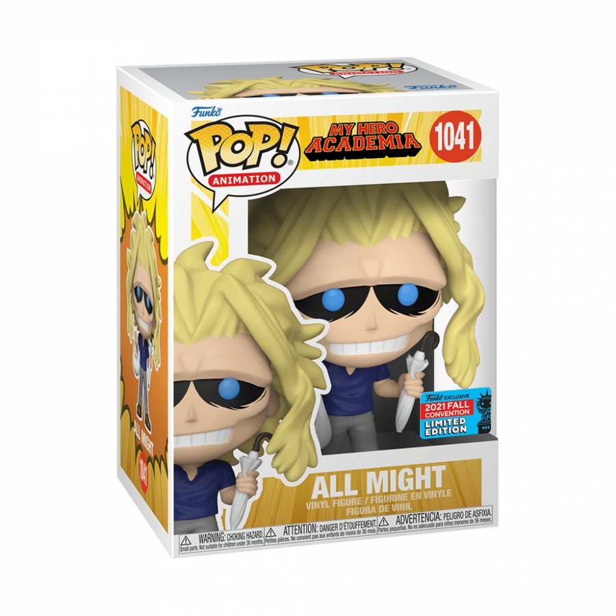 Funko Pop! Animation: MHA- All Might w/ Bag & Umbrella
