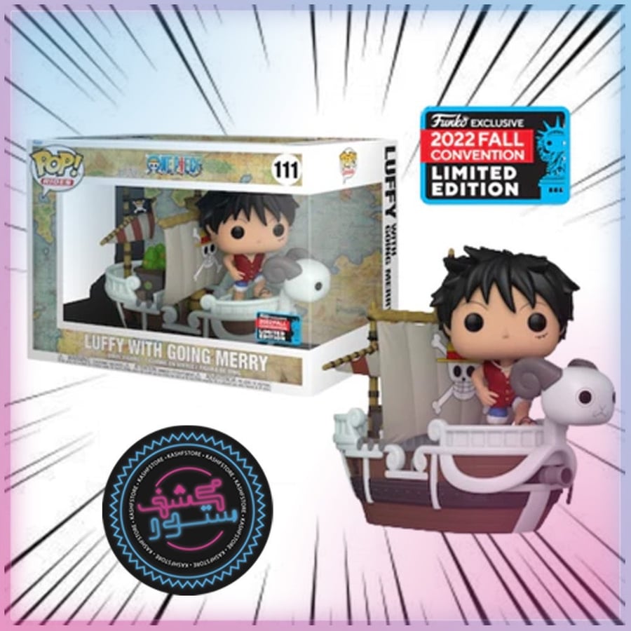 Funko Pop! One Piece Rides Luffy with Going Merry Vinyl Figure 2022 Fall Convention Exclusive
