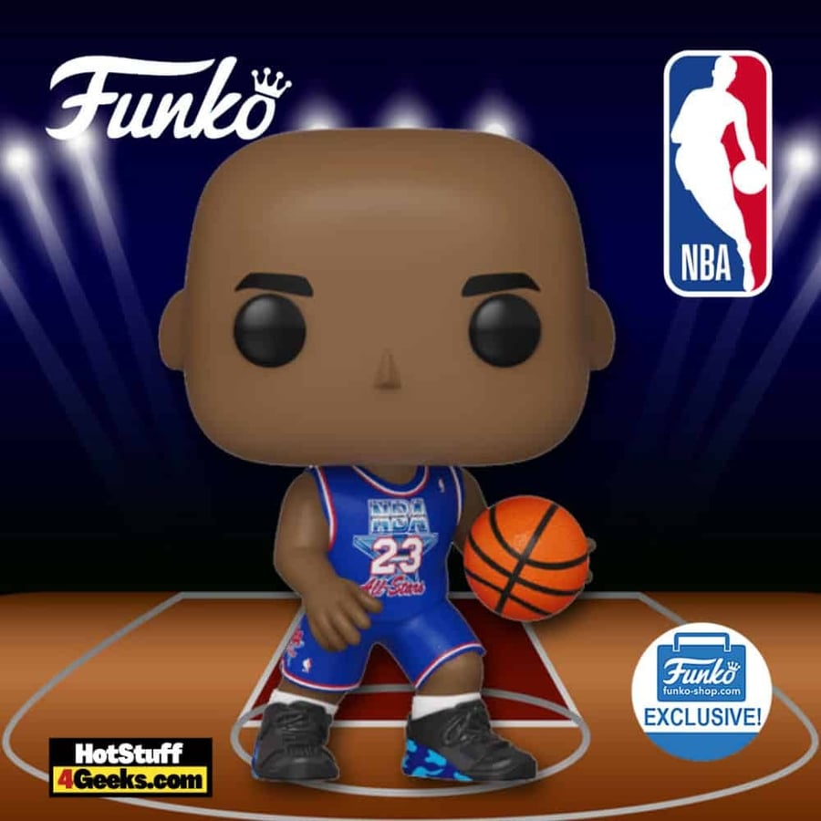 Funko NBA Basketball - Michael Jordan 1993 All Star Game Jersey  (Funko shop Exclusive)