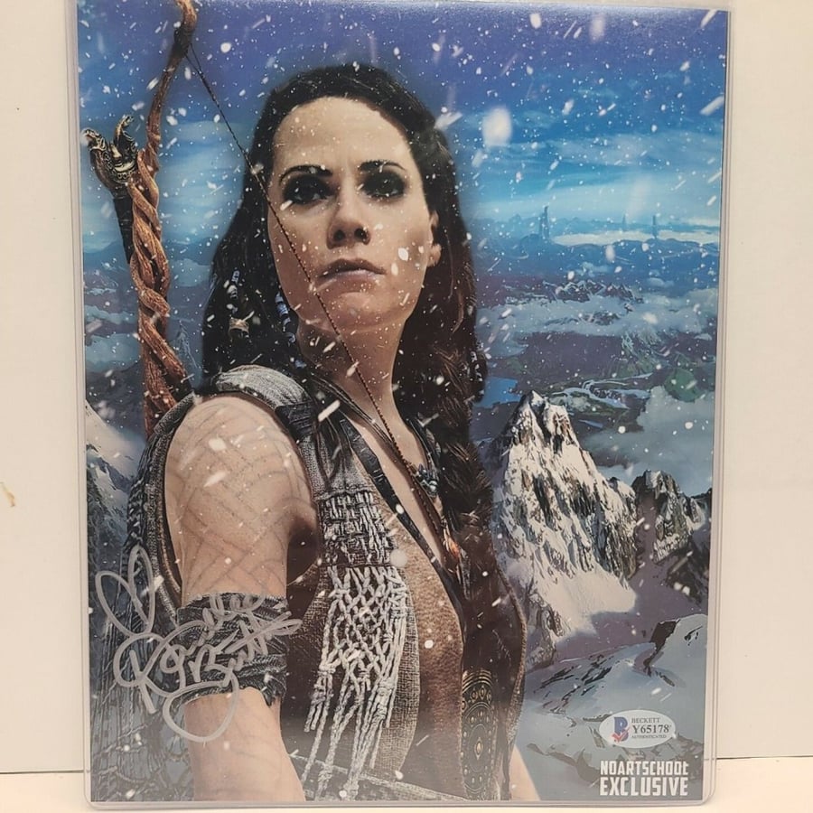 God Of War Freya Autograph Print 8x10 Danielle Bisutti Beckett Coa