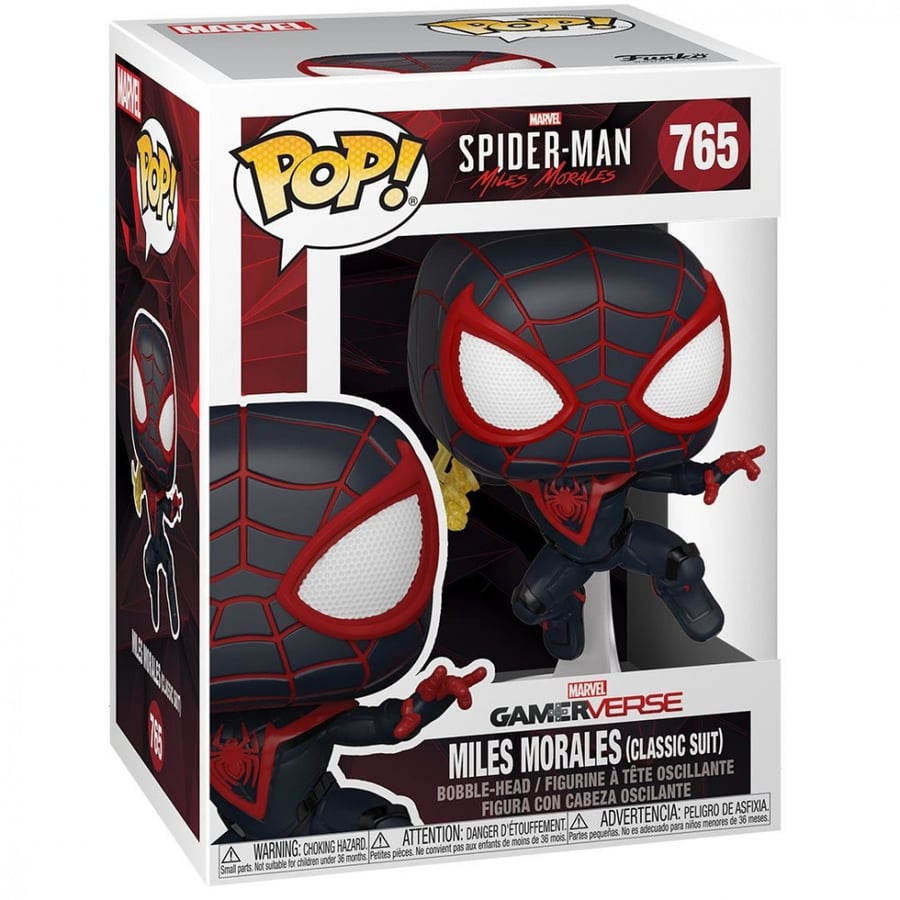 Funko POP! Games: Marvel: Spider-Man Miles Morales (Classic Suit) - Miles (Classic Suit)