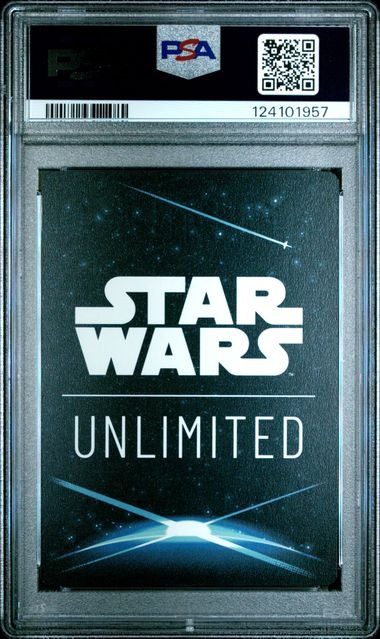 PSA 2025 STAR WARS: UNLIMITED LEGENDS OF THE FORCE #1078 EZRA BRIDGER PRESTIGE-FOIL