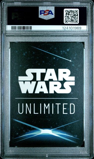 PSA 2025 STAR WARS: UNLIMITED LEGENDS OF THE FORCE #1084 JOCASTA NU PRESTIGE-FOIL