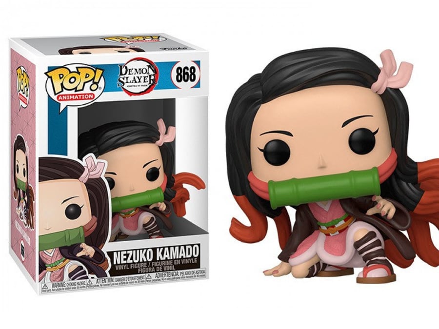Funko POP Animation: Demon Slayer- Nezuko Kamado Signed by Abby Trott with JSA