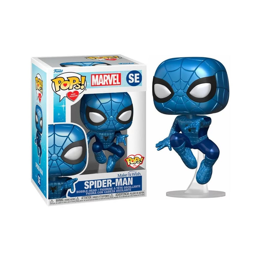 Funko Pop! Marvel: Make A Wish - Spider-Man (Metallic)