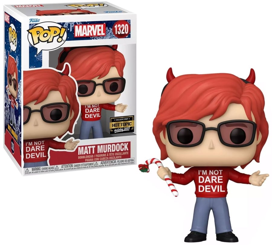 Funko Pop Matt Murdock #1320 - Marvel Holiday 2023 Hot Topic Exclusive