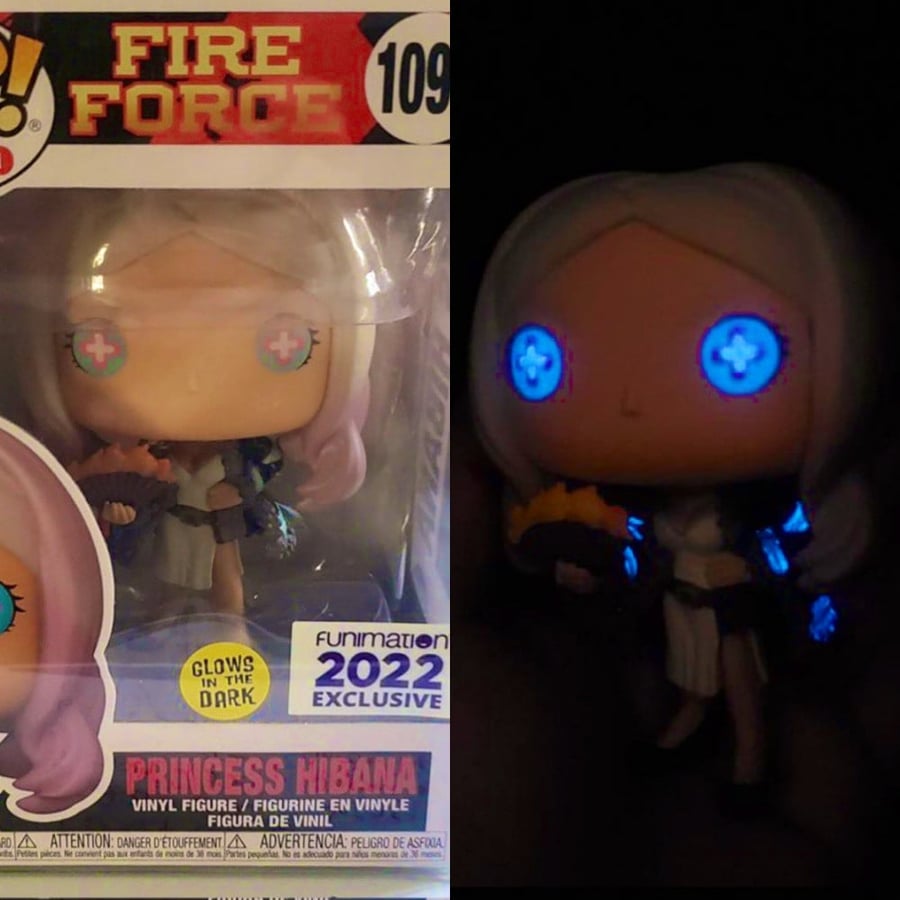 Funko Pop! Fire Force Princess Hibana GITD Funimation Exclusive #1095-