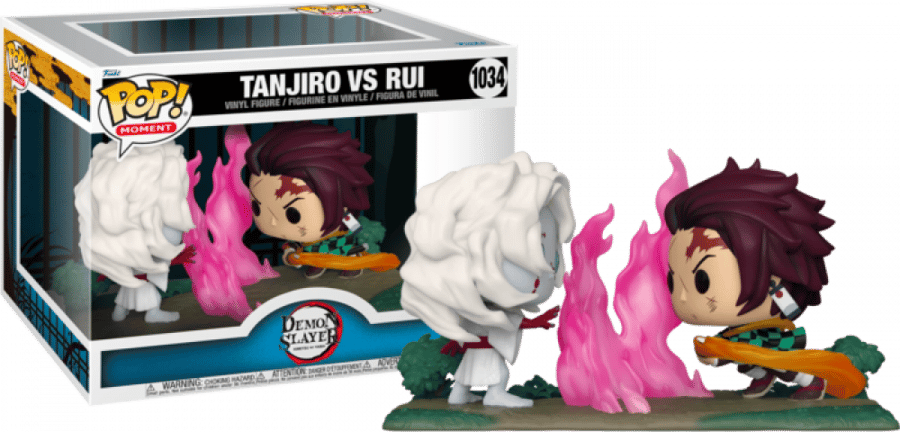 Funko POP MOMENT ANIMATION DEMON SLAYER - TANJIRO vs. RUI