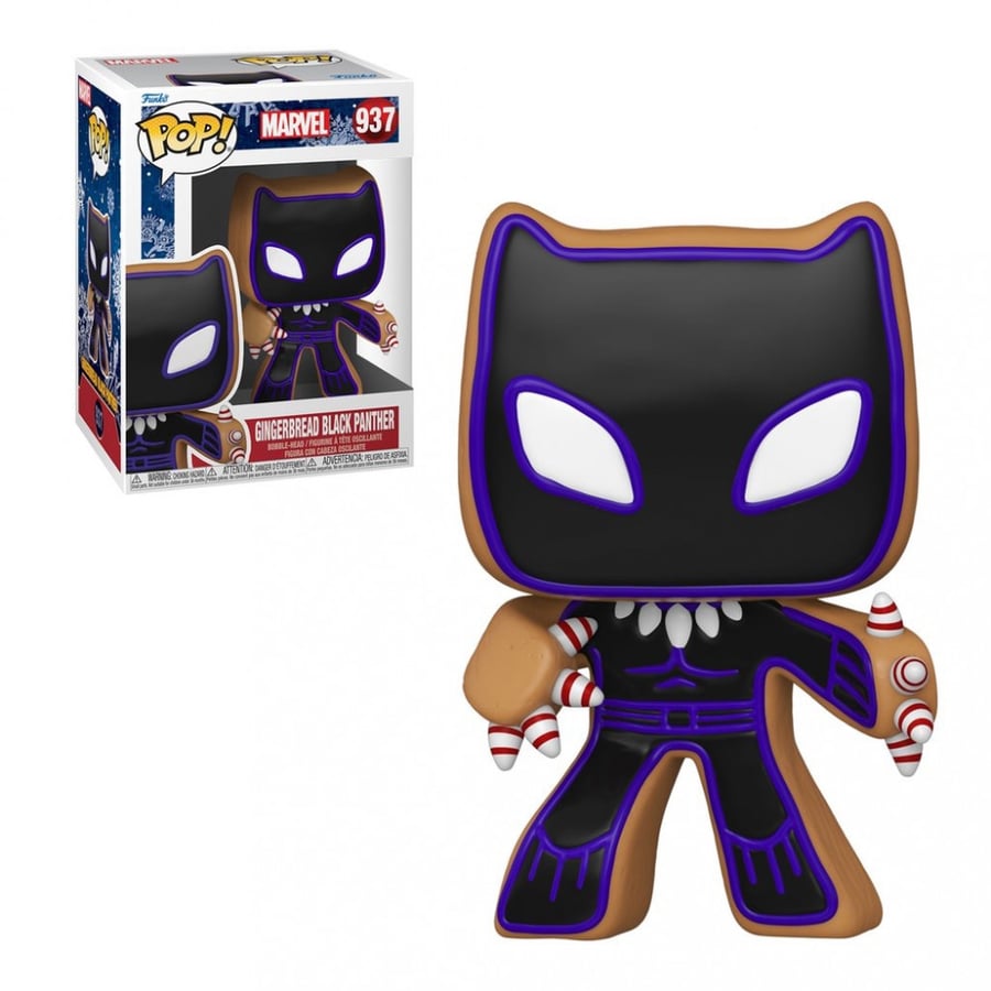Funko POP! Marvel: Holiday- Black Panther