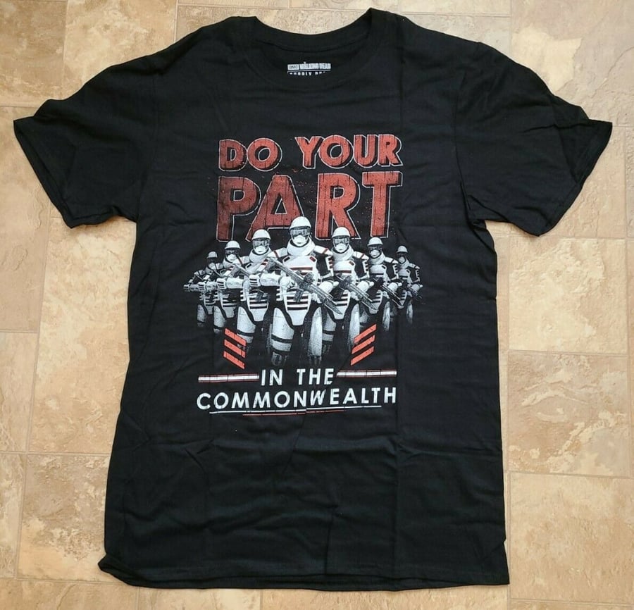 The Walking Dead Supply Drop DO YOUR PART IN THE COMMONWEALTH XL T-Shirt