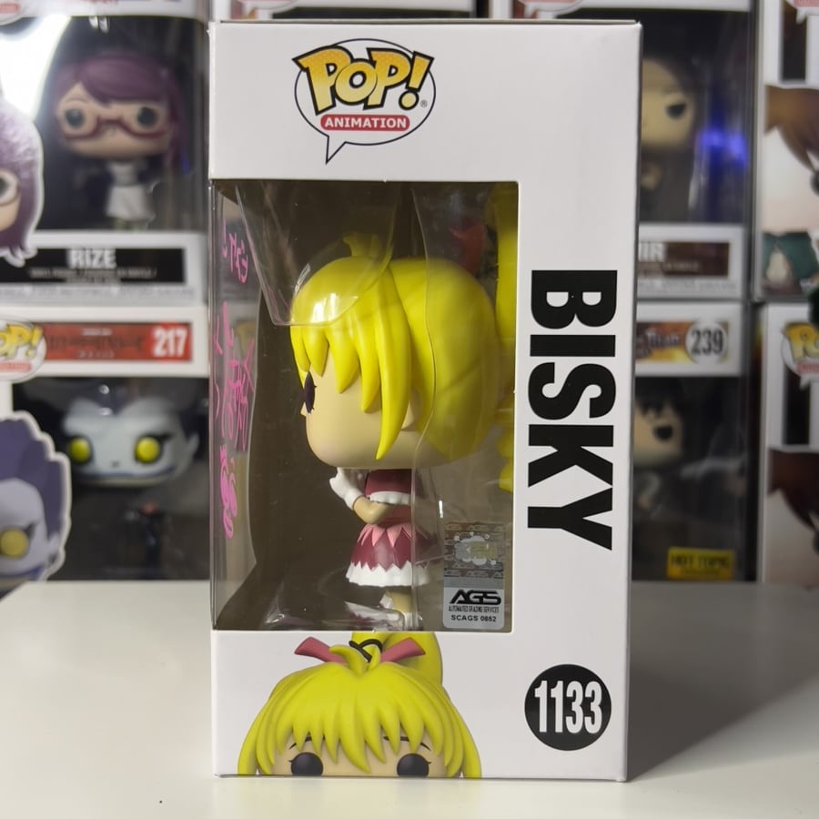 Funko Pop! Anime Hunter X Hunter Bisky Signed CHISA YOKOYAMA Japanese VA JVA