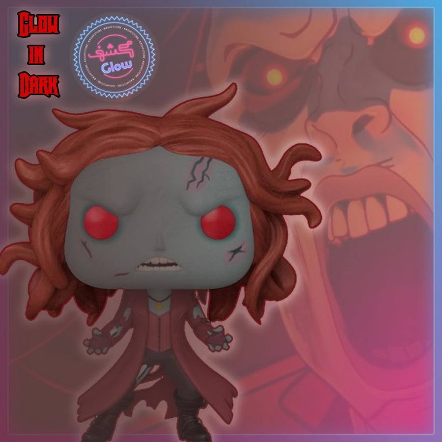Pop! Marvel: What If S2 - Zombie Scarlet Witch Wanda Custom Glow