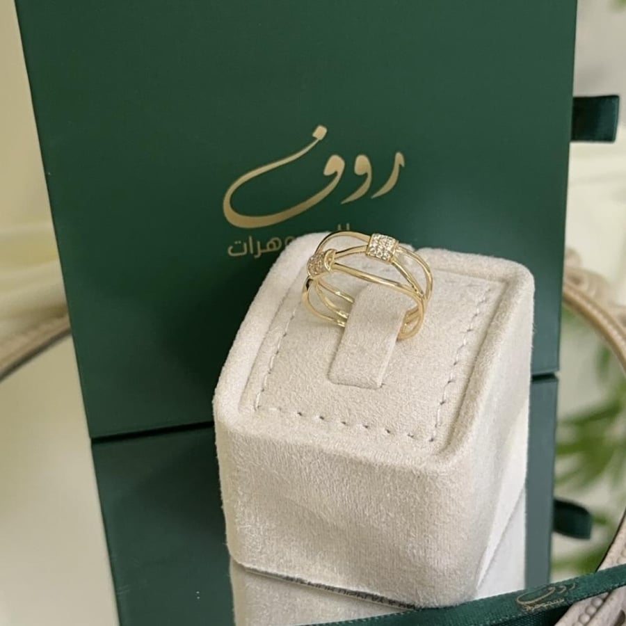 خاتم ذهب عيار18–3093