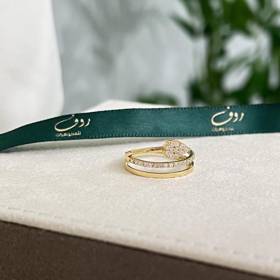 خاتم ذهب عيار18–4203