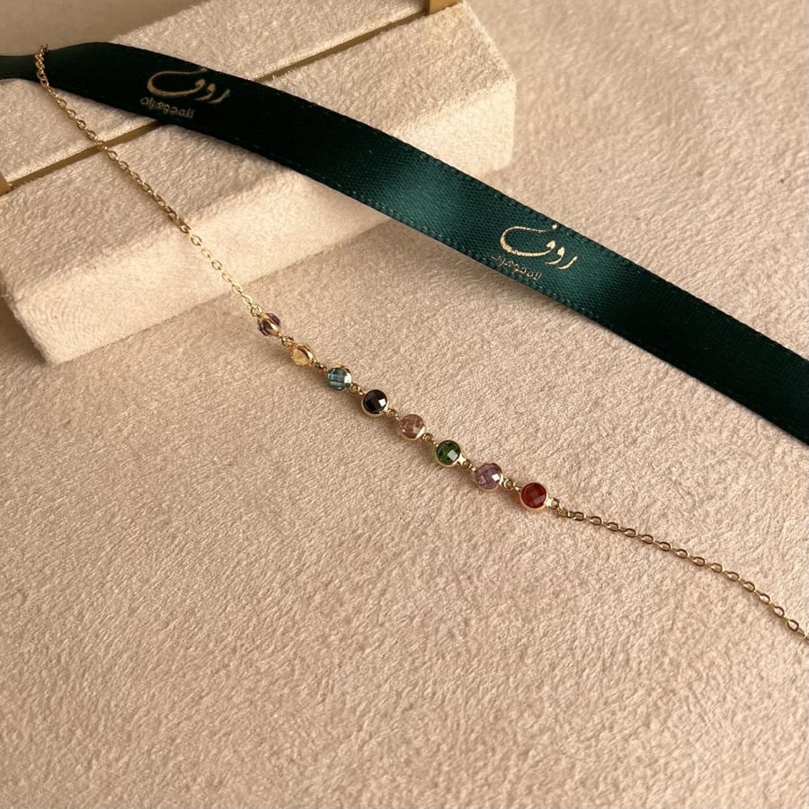 سوارة الألوان ذهب عيار18—5872