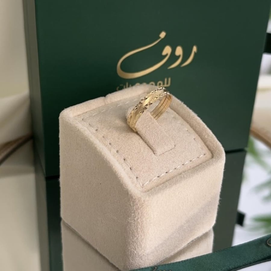 خاتم ذهب  عيار18–3044