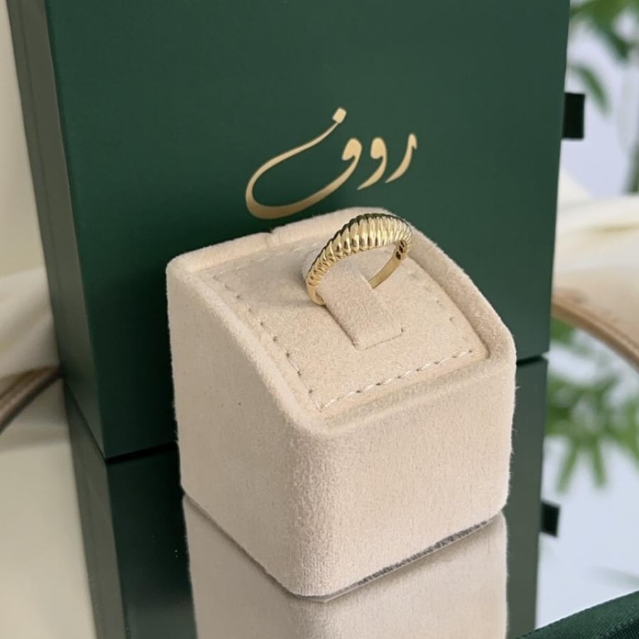 خاتم ذهب  عيار18–3050
