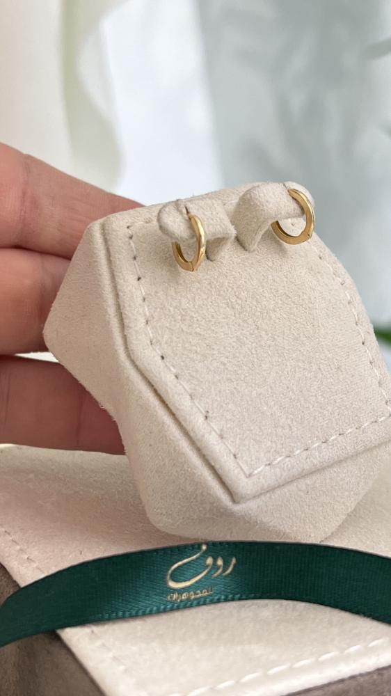 Gold earrings 18 karat–4177