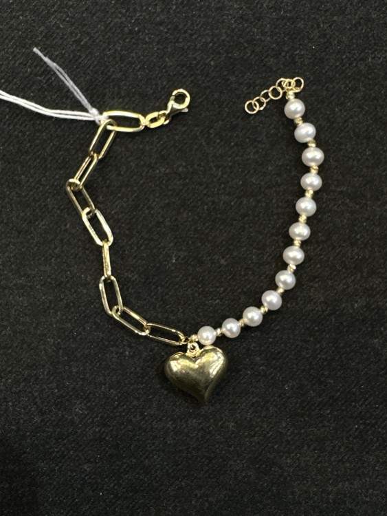 سوارة ذهب مع لولو(1.63g) عيار18–3714