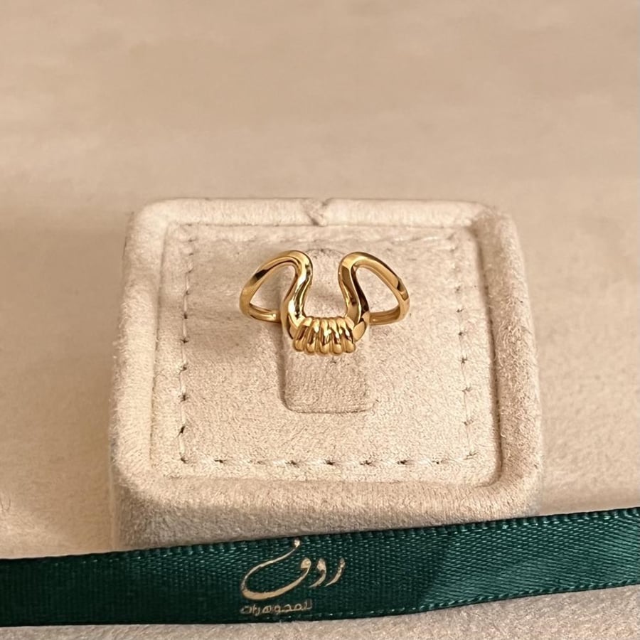 خاتم ذهب عيار18-5456