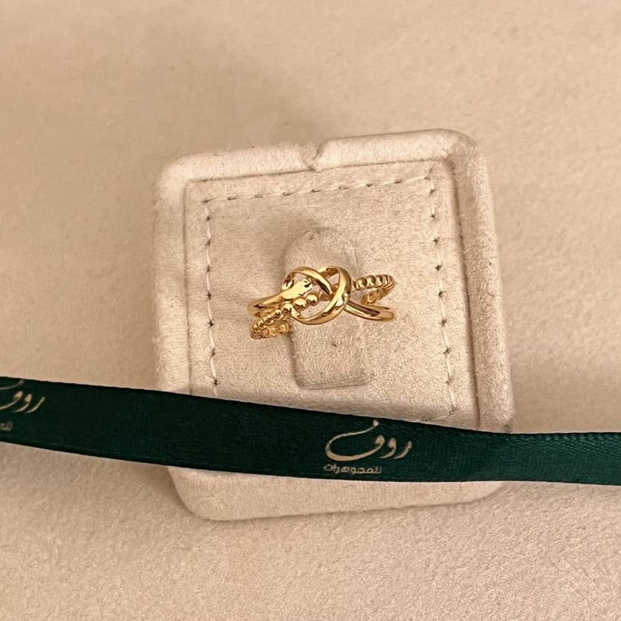خاتم ذهب عيار18-5435