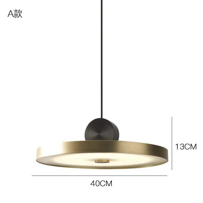مصباح اضاءة LED معلق بتصميم دائري