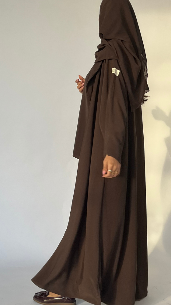 Brown Abaya - Sand Collection