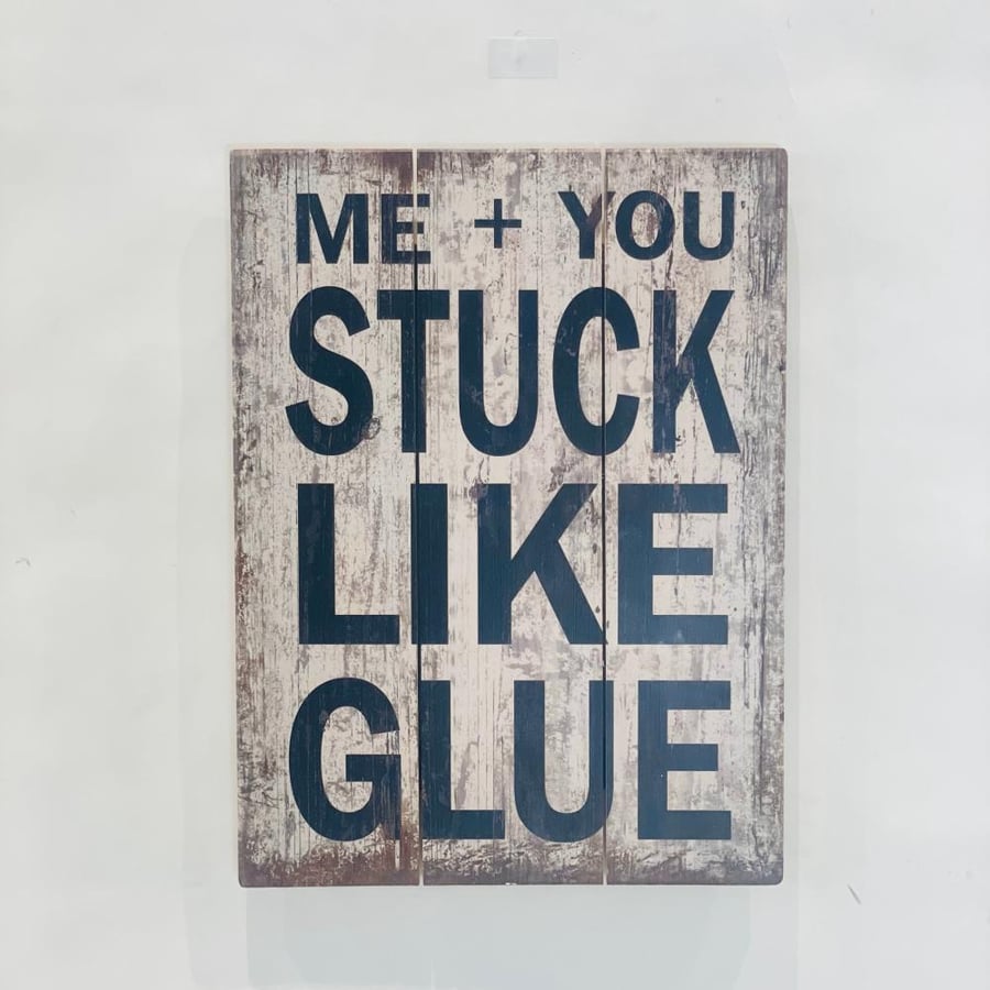لوحة ME + YOU STUCK LIKE GLUE