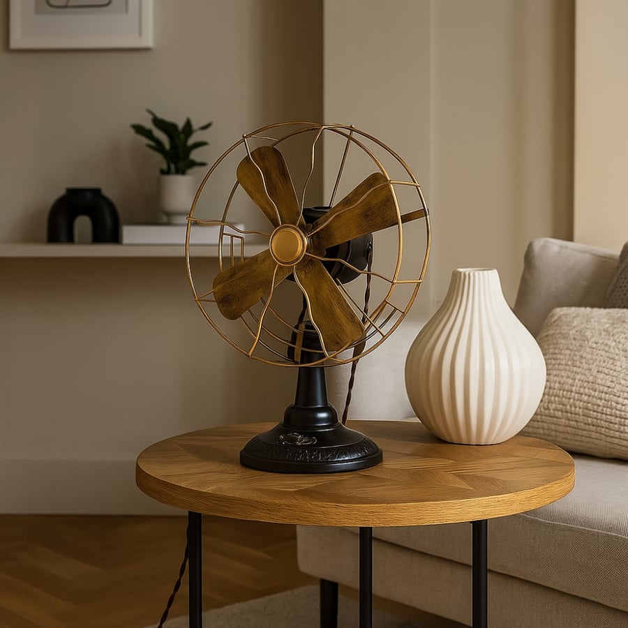A masterpiece, large iron fan