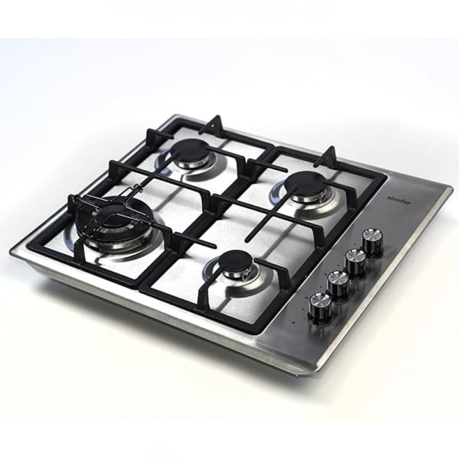 Surface 60 cm 4 burners gas 1 triple