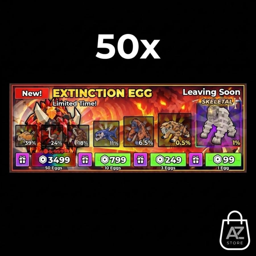 Steal An Egg | 50x Extinction Egg