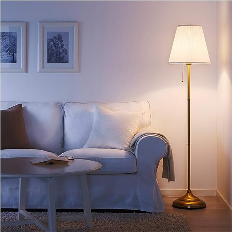 Floor lamp, brass
