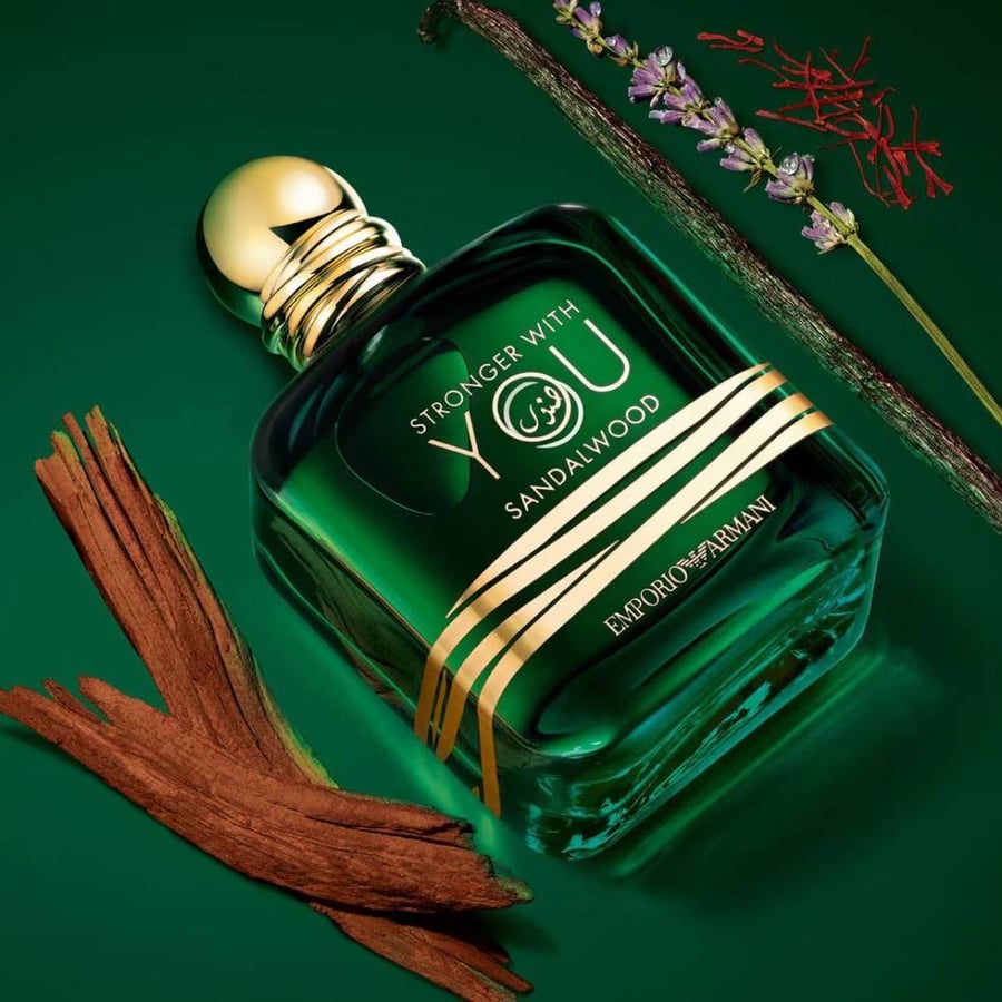 عطر ارماني سترونجر ويذ يو ساندال وود او دو بارفيوم 100 مل Stronger With You Sandalwood Giorgio Armani