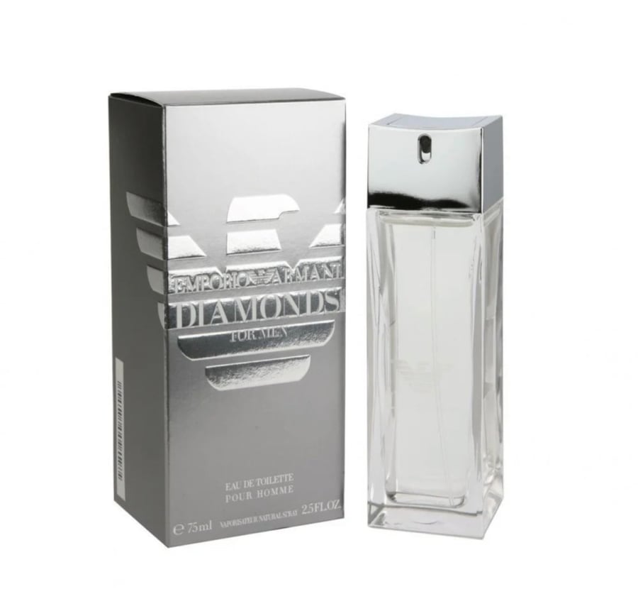 عطر ارماني دايموندز الرجالي او دو تواليت 75مل Emporio Armani Diamonds Pour Homme Eau de Toilette75ml ارماني Giorgio Armani