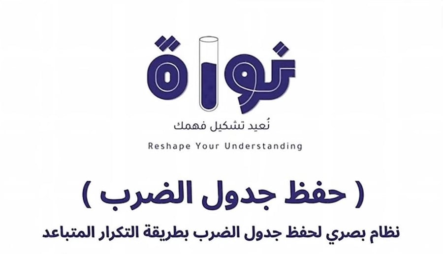 كتيب حفظ جدول الضرب